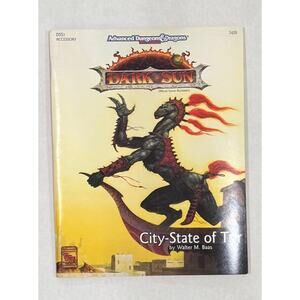 NEW Advanced Dungeons and Dragons Dark Sun City-State of Tyr With Map 2420